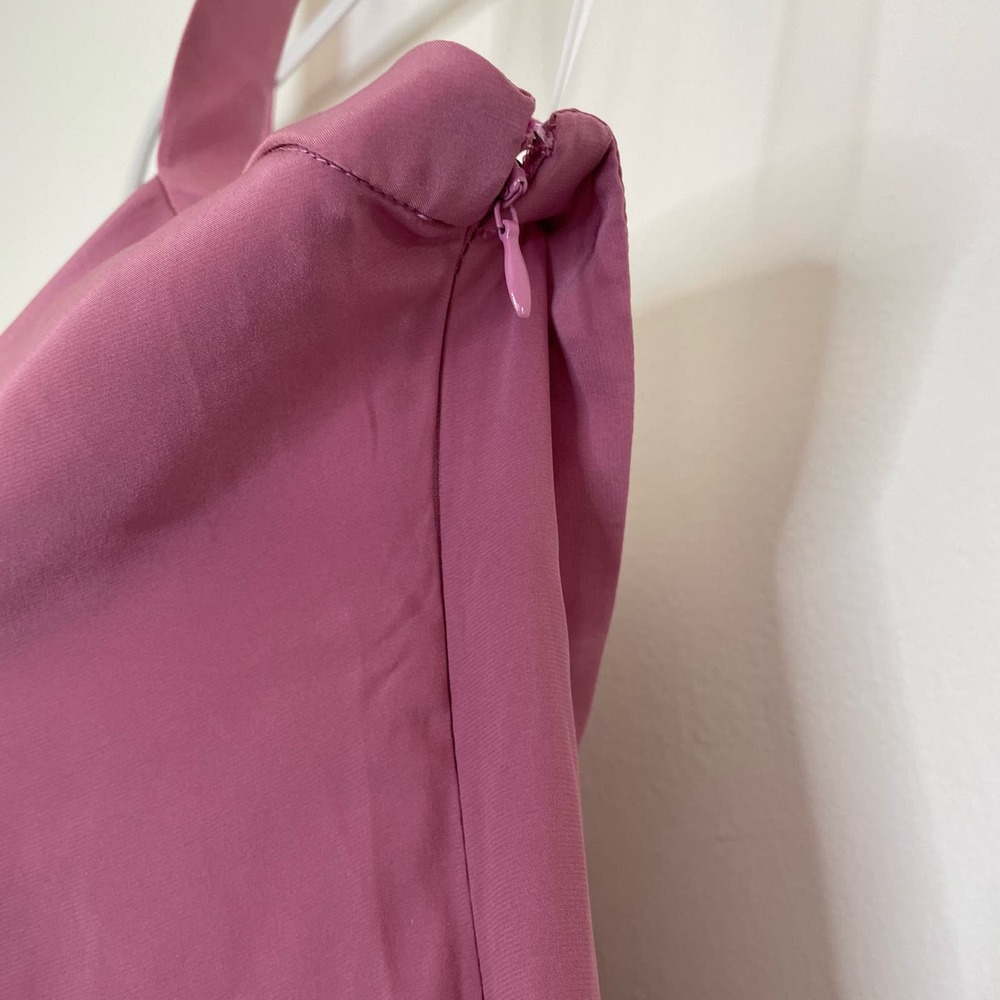 NWT Reformation Pink Silk Midi Dress - Picture 7 of 11
